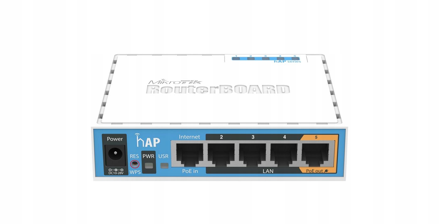 MikroTik hAP s 650 MHz Cpu, 64 Mb Ram, RB951UI-2ND