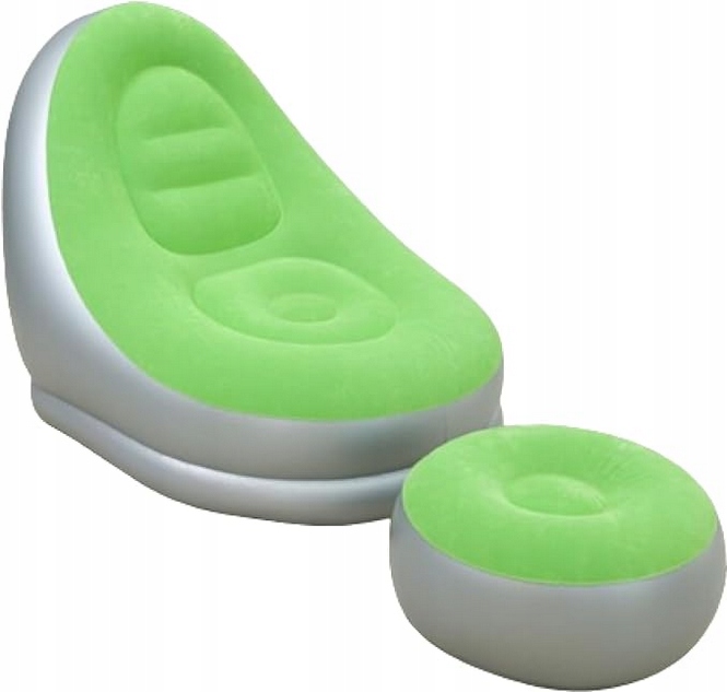 Lehátko Nafukovací Křeslo Na Pláž Do Zahrady Podnožka Taburet Pevné Pohodlné