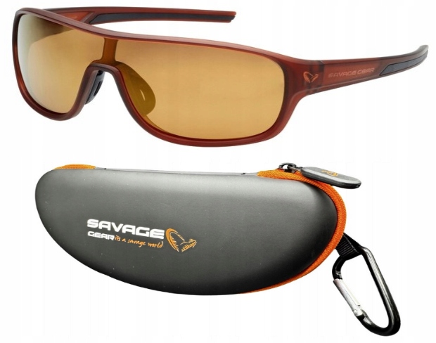 Polarizační brýle Savage Gear Polarized 1 Brown Revo Pouzdro