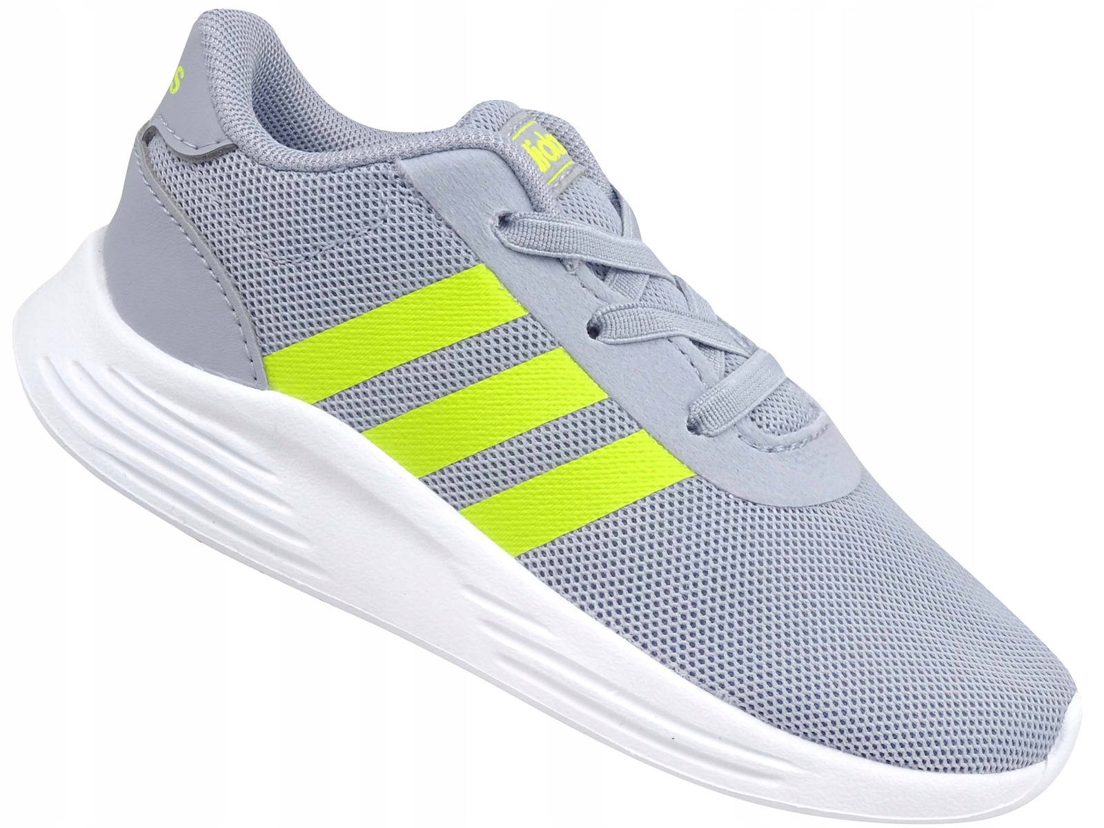 Adidas Lite Racer FY9446 Szare Buty Sportowe Dziecięce Na Gumki