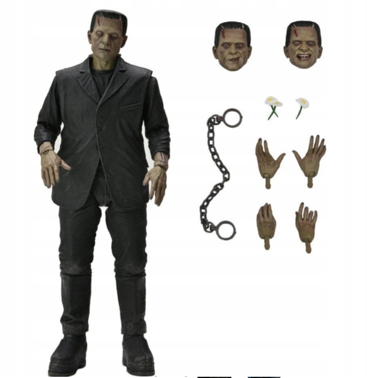 Pohyblivá figurka Universal Monsters Ultimate Frankenstein, barevná verze Neca