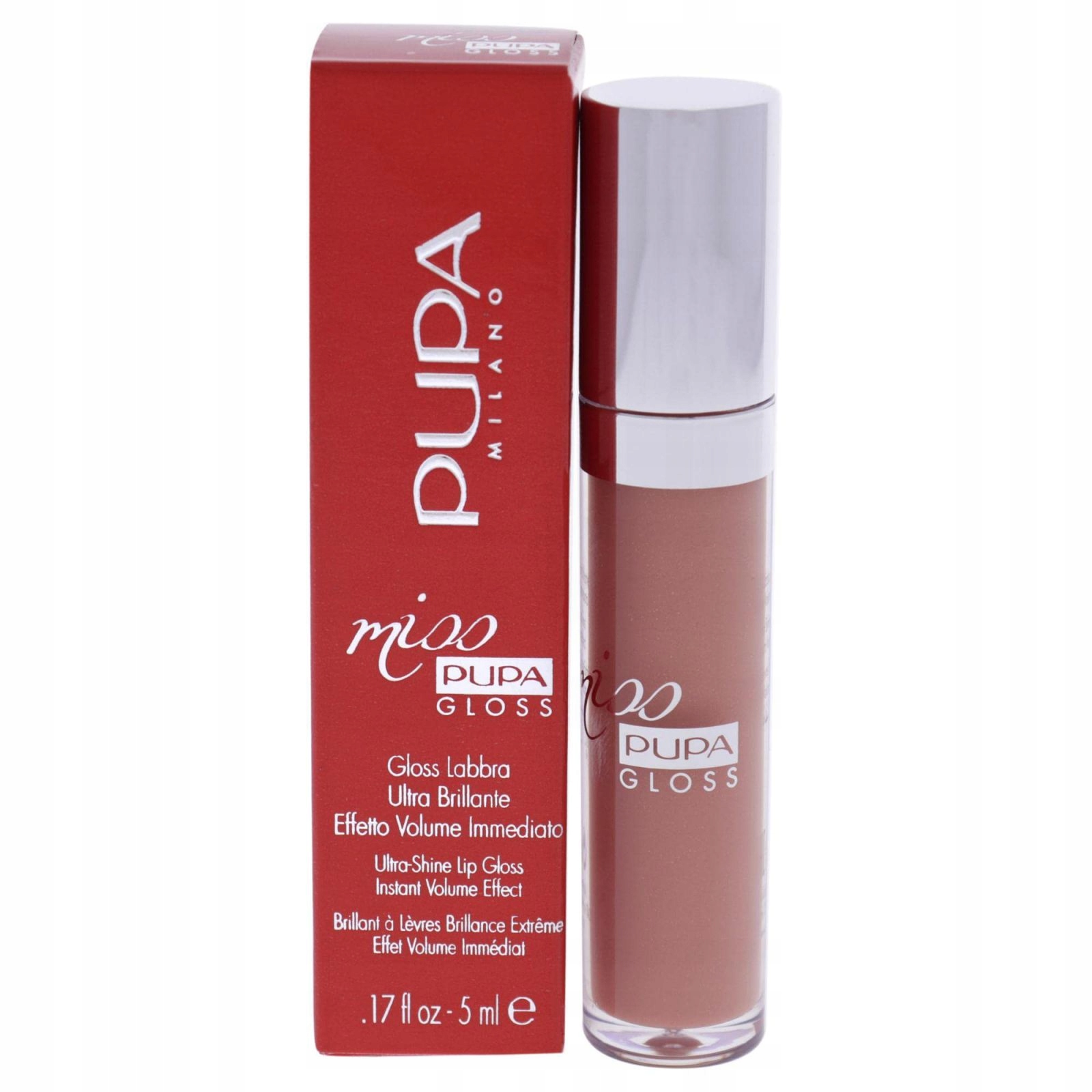 Lesklý lesk na rty Miss Pupa Gloss Ultra Shine Lesk Okamžitý Objem Efekt