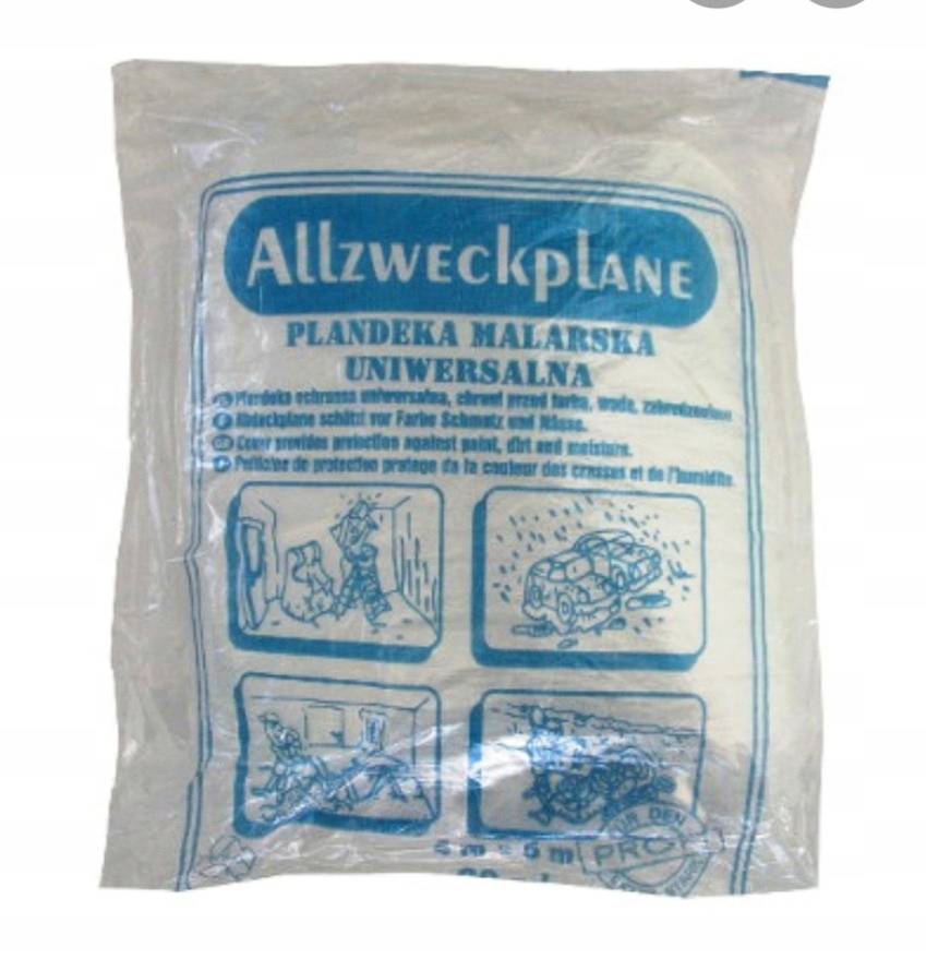 

Folia Malarska Ochronna Gruba 4x5m 20m2 550g