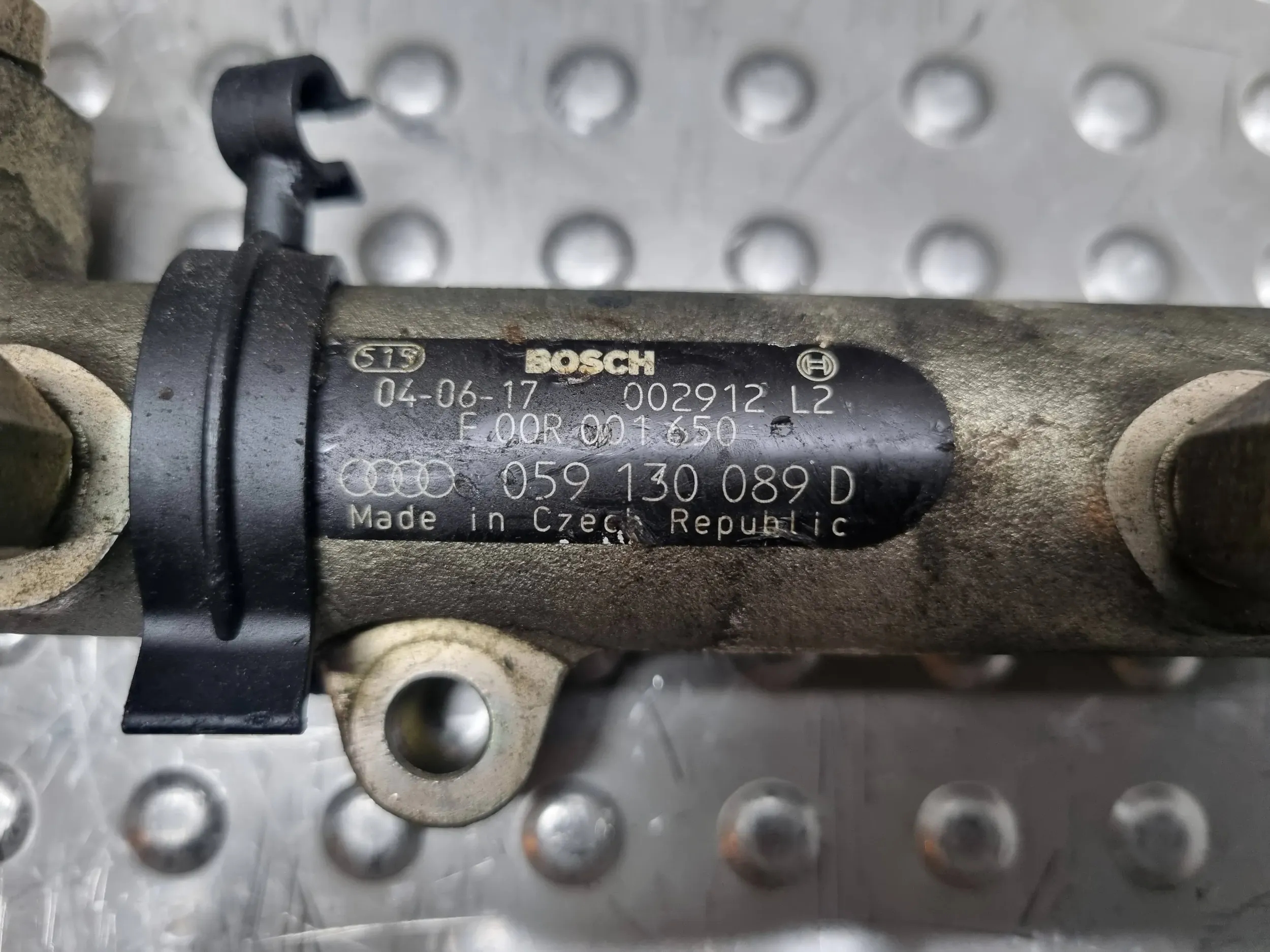 Kraftstoffverteiler Einspritzleiste Sensor Schläuche KPL 059130089D AUDI A6 C6 3.0 TDI