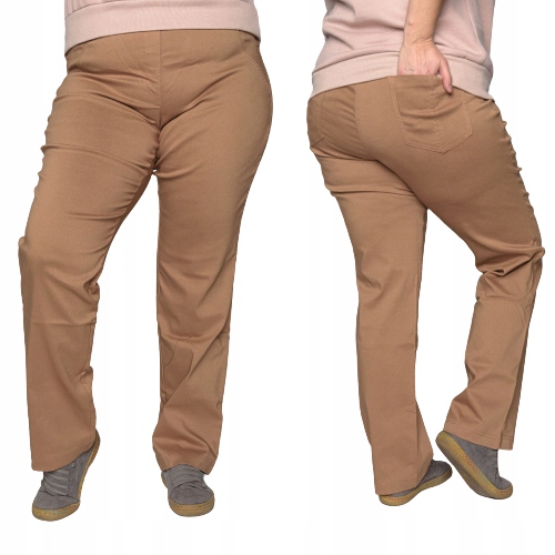 Nohavice CEVLAR rovné nohavica farba mocca veľkosť 60