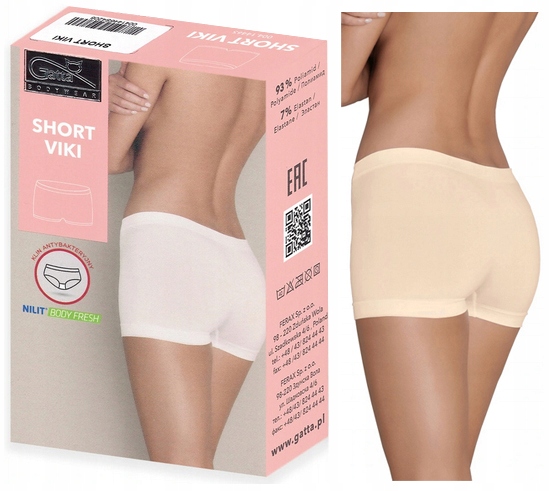 

Gatta Shorty Viki Bezszwowe Majtki Natural L