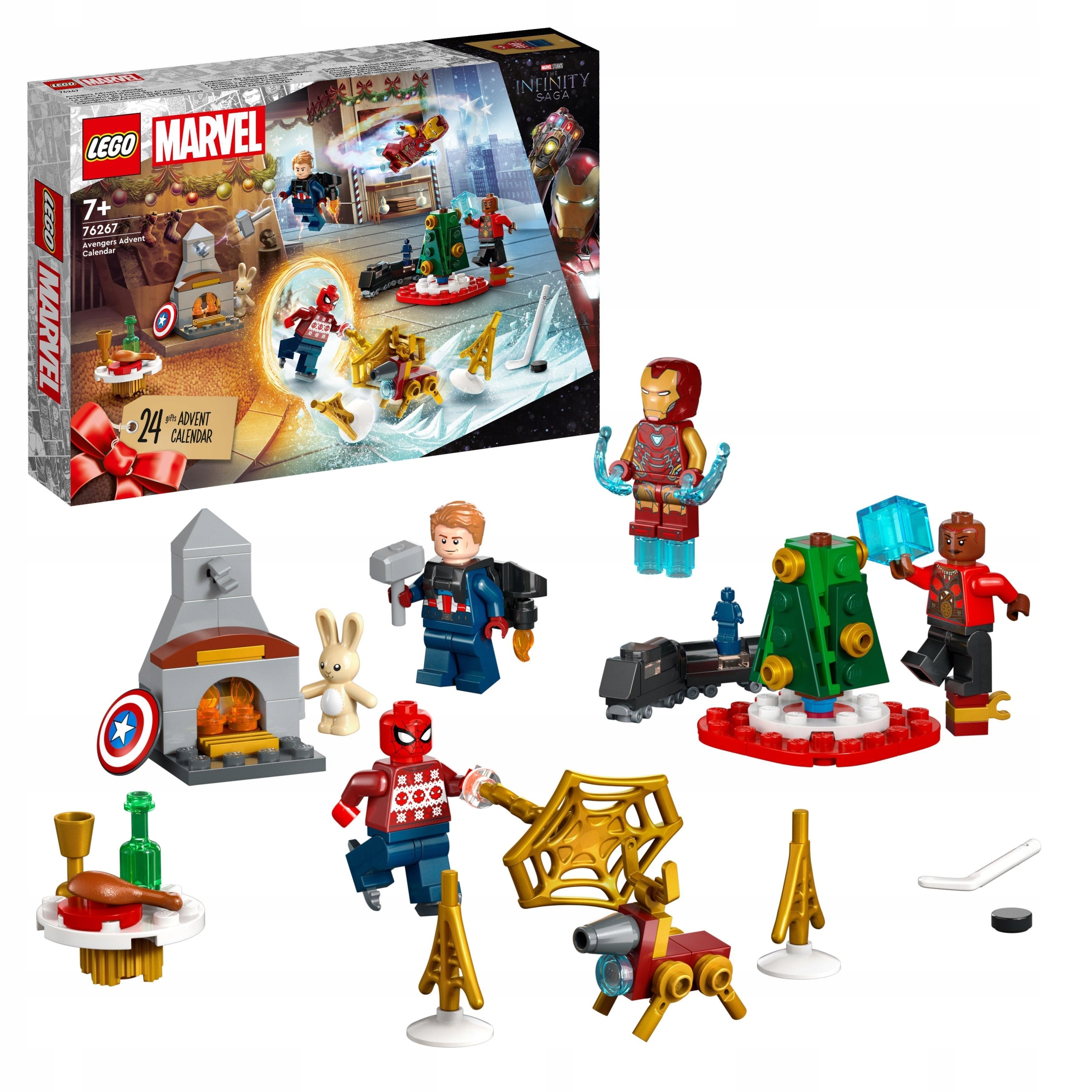 LEGO MARVEL AVENGERS SUPERHEROES KALENDARZ ADWENTOWY ZESTAW 2023 R. XXL Certyfikaty, opinie, atesty CE