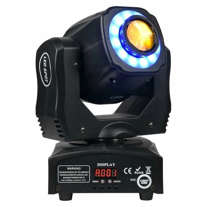 LIGHT4ME Mini Spot 60 Ring – Led pohyblivá hlava