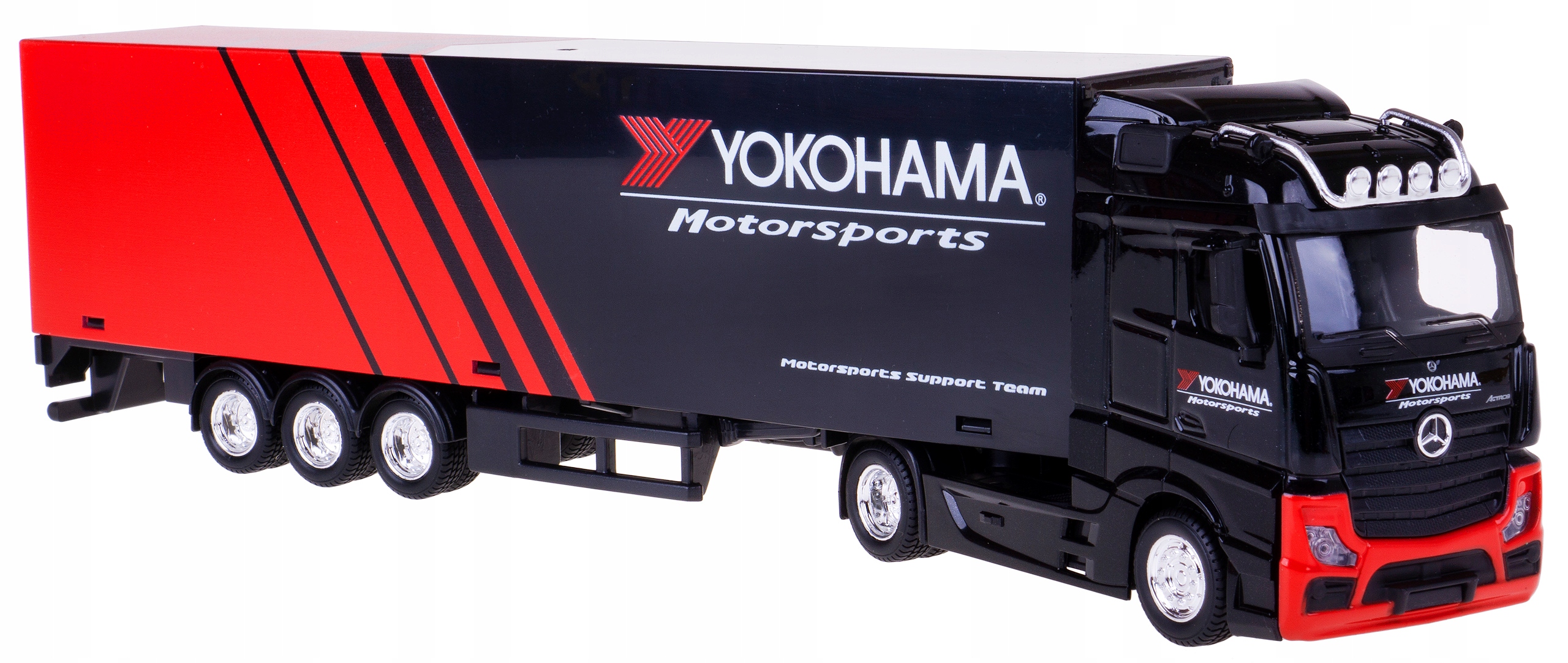 Tir Mercedes Actros Traktor Návěs Yokohama Model Bburago 1:43