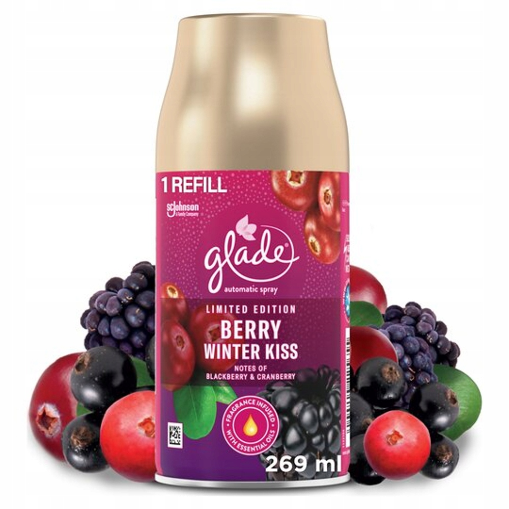 

Glade Odświeżacz Berry Winter Kiss Zapas 269ml