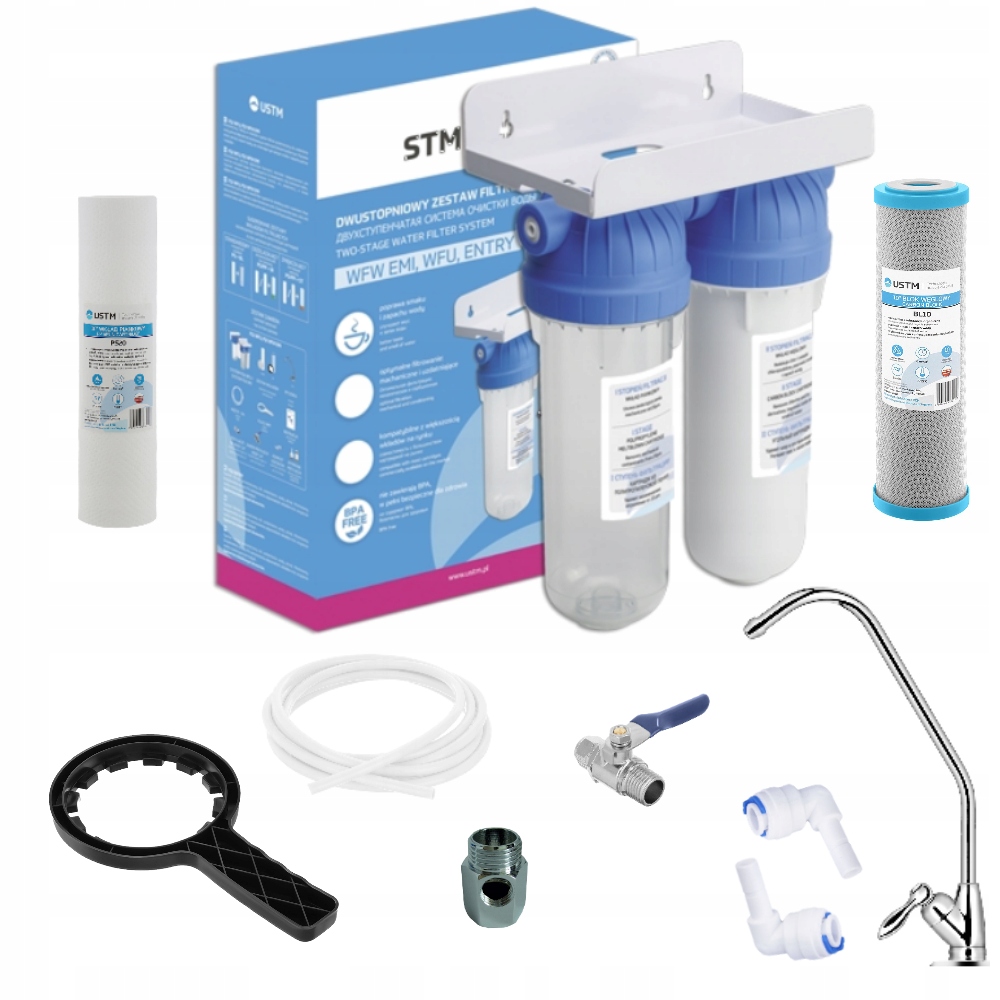 Kuchenny Filtr do wody pod zlew System uzdatniania filtracji Ustm 1/2