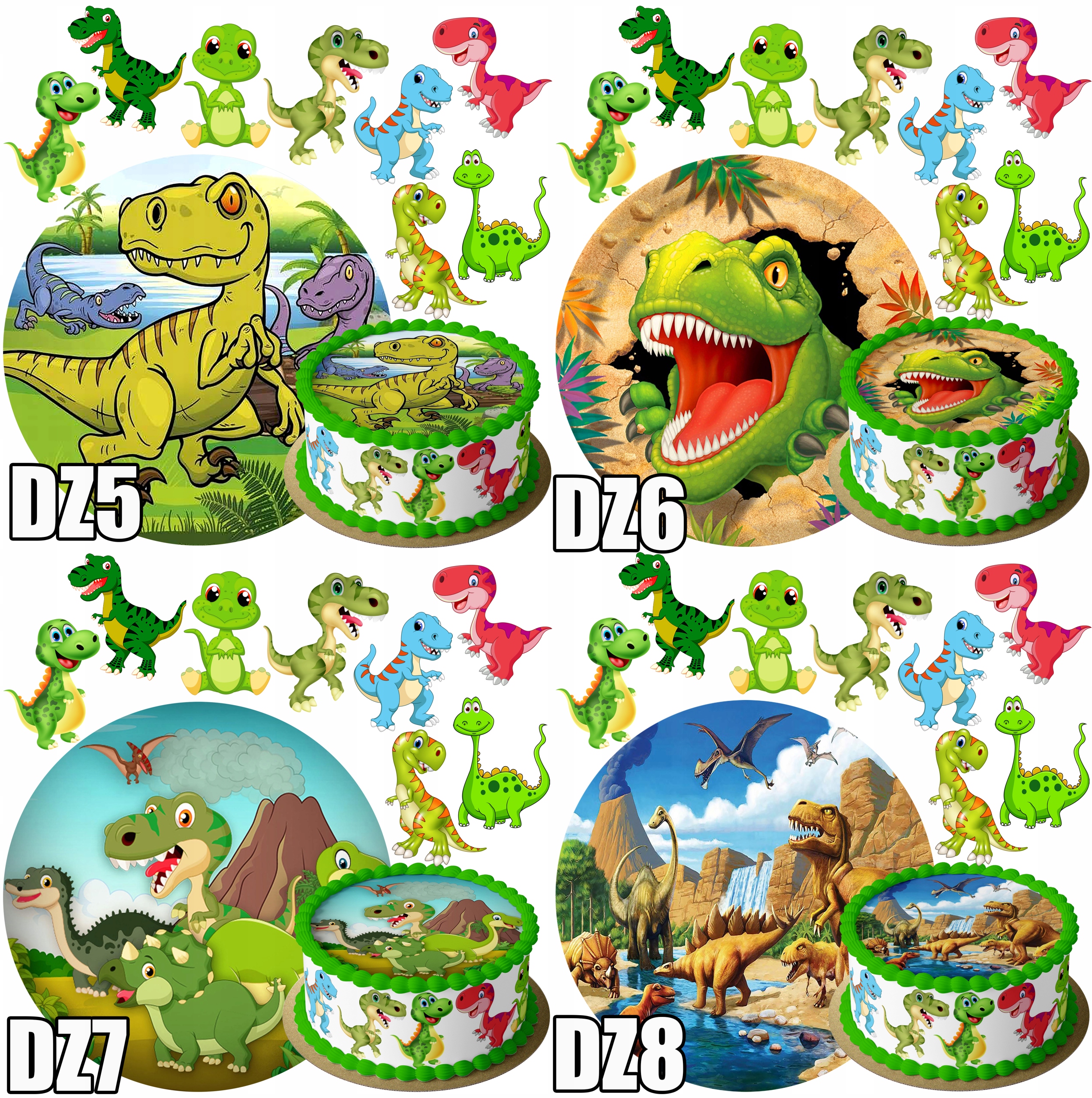 ZESTAW OPŁATEK NA TORT WEDNESDAY + POSTACI + TEKST Rodzaj ozdoby waflowe