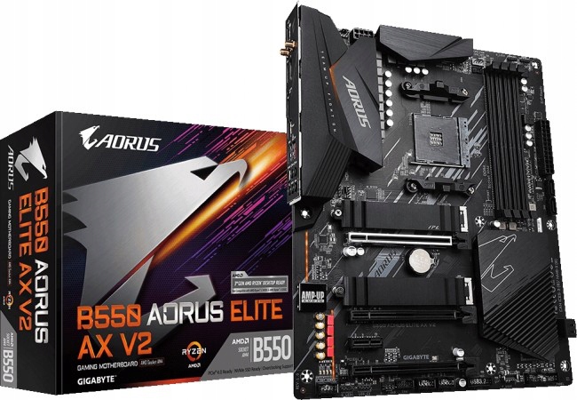 

Płyta główna Gigabyte B550 Aorus Elite Ax V2 Atx