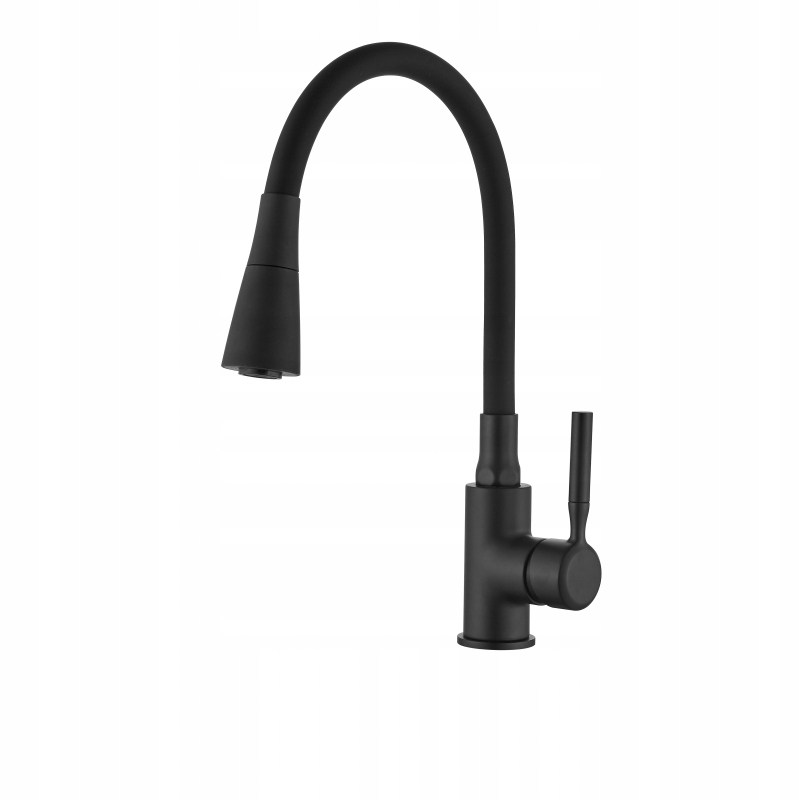 

Bateria Pogo Plus Zlewozmywakowa Czarna Elestyczna