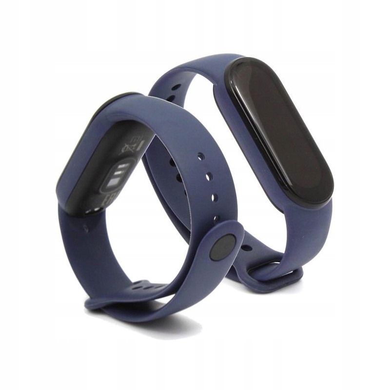 

Opaska pasek do Xiaomi Mi Band 5 6 granatowa