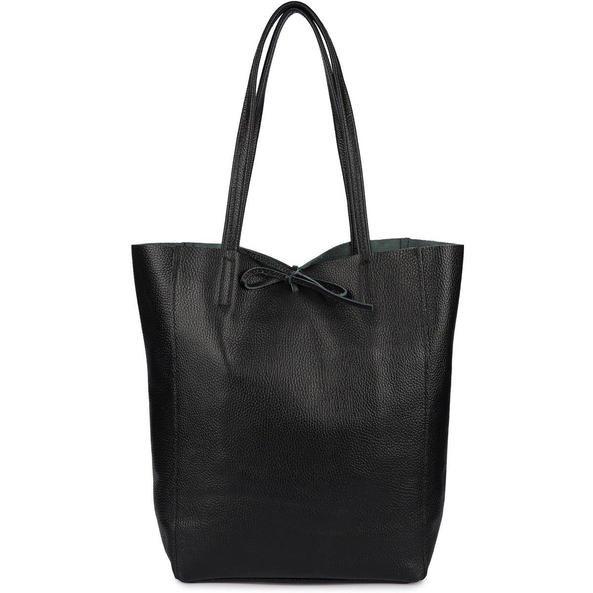 Kožená dámská taška shopperka prostorná A4 přírodní italská kůže B