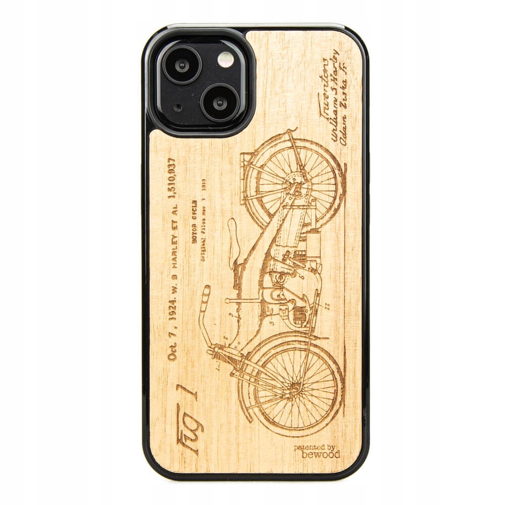 Pouzdro Bewood pro iPhone 13 Harley Patent Aniegre