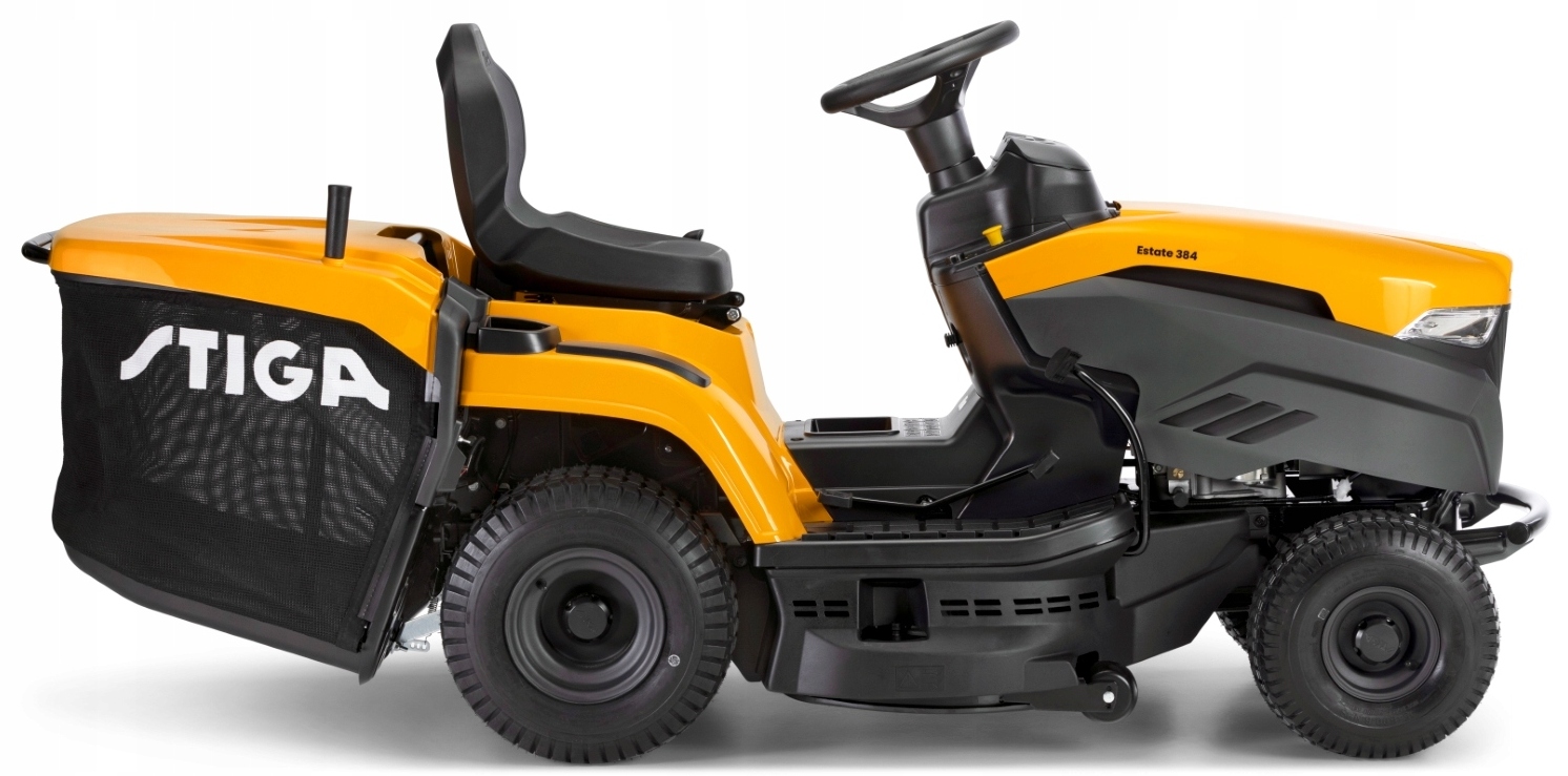 TRAKTOR OGRODOWY STIGA 384 ST 450 HYDROSTAT WERTYKULATOR KOSZ HYBRYDOWY Marka Stiga