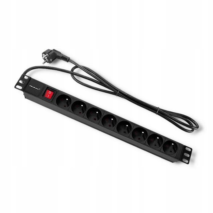 Listwa zasilająca do szafy Rack 1U 16A Pdu 8xFRENCH 2m