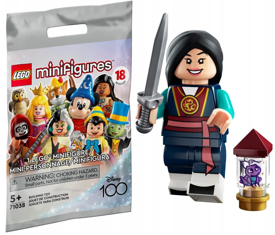 Feel Guide Lego Mini Disney LEGO CMF 71038 Disney 100 MULAN NOWA