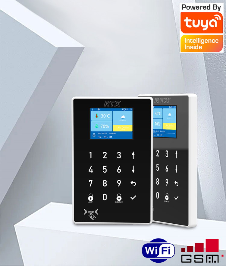 Alarm bezprzewodowy czujniki TUYA WiFi RFID GSM PL EAN (GTIN) 5903794124592