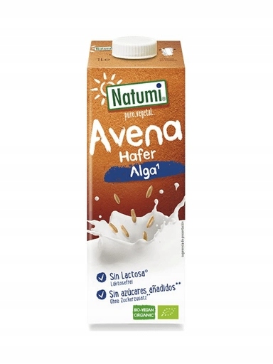 Levně 4x Natumi Ovesný Nápoj S Mořskými Řasami Bez Přidaných Cukrů Bio 1L Natumi