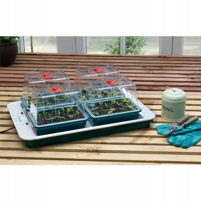 Propagator podgrzewany 4 tacki 59x41x20cm 50W