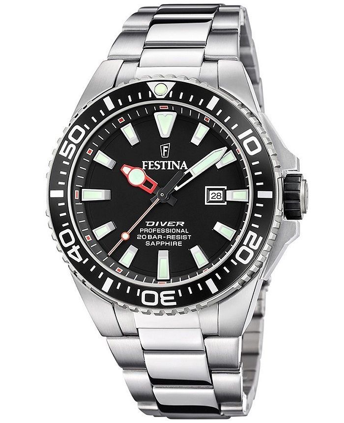 Pánské Hodinky Festina Diver Professional F20663/3 46,00 mm 20ATM