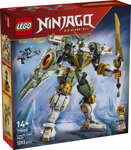 Lego Ninjago Titanový mech Lloyda 15. výročí 71860