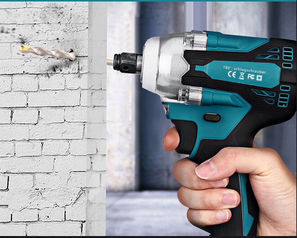 KLUCZ UDAROWY Akumulatorowy BEZSZCZOTKOWY do KÓŁ 18V 1/2'' 3xAKU 650Nm Rozmiar trzpienia 1/2''