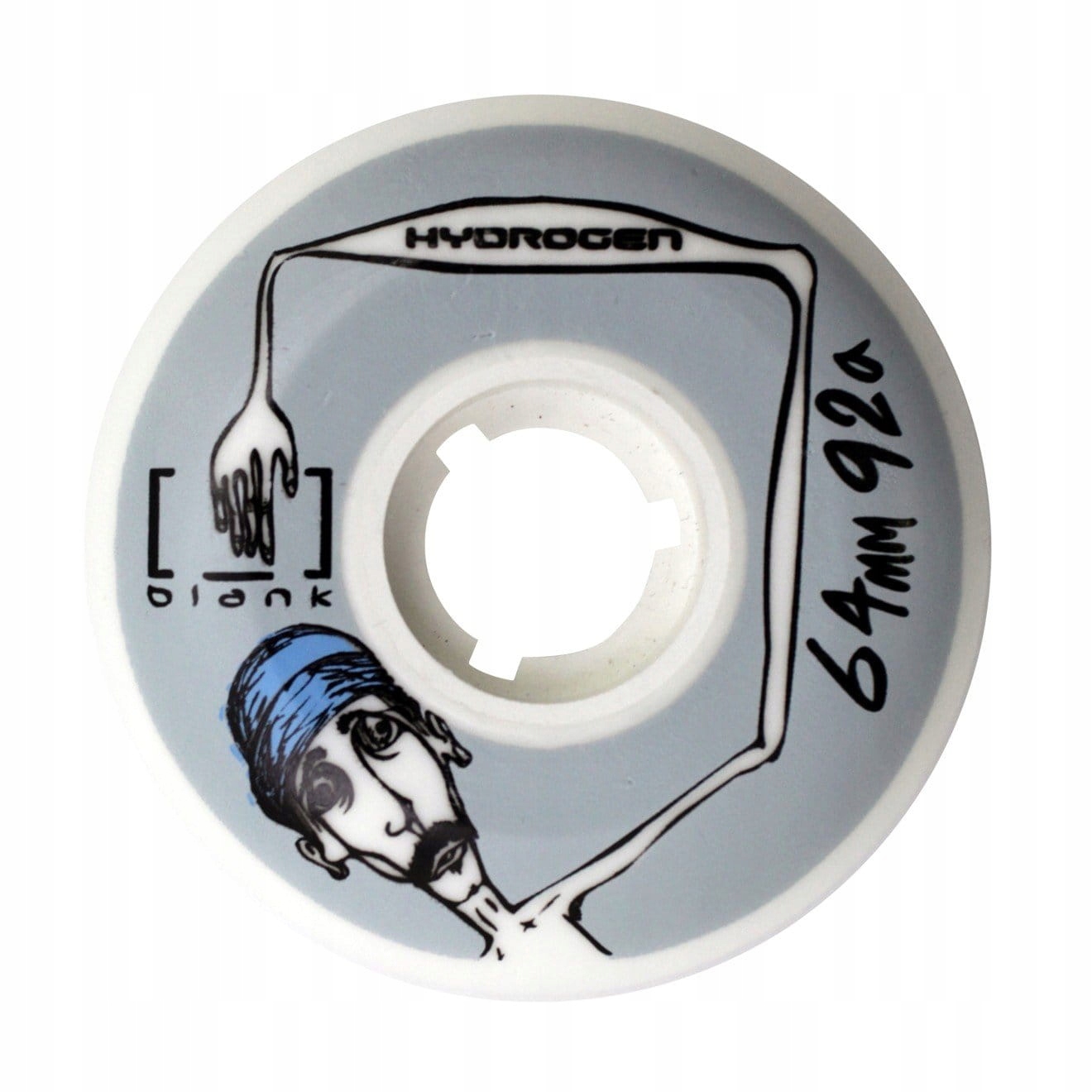 Kółka do rolek Rollerblade Hydrogen Blank 64mm 92A