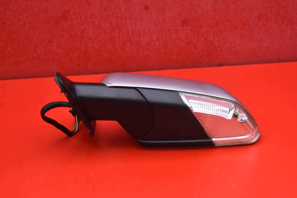 mirror left silver EU 014245 SKODA OCTAVIA 2 II 04-08 7 PIN