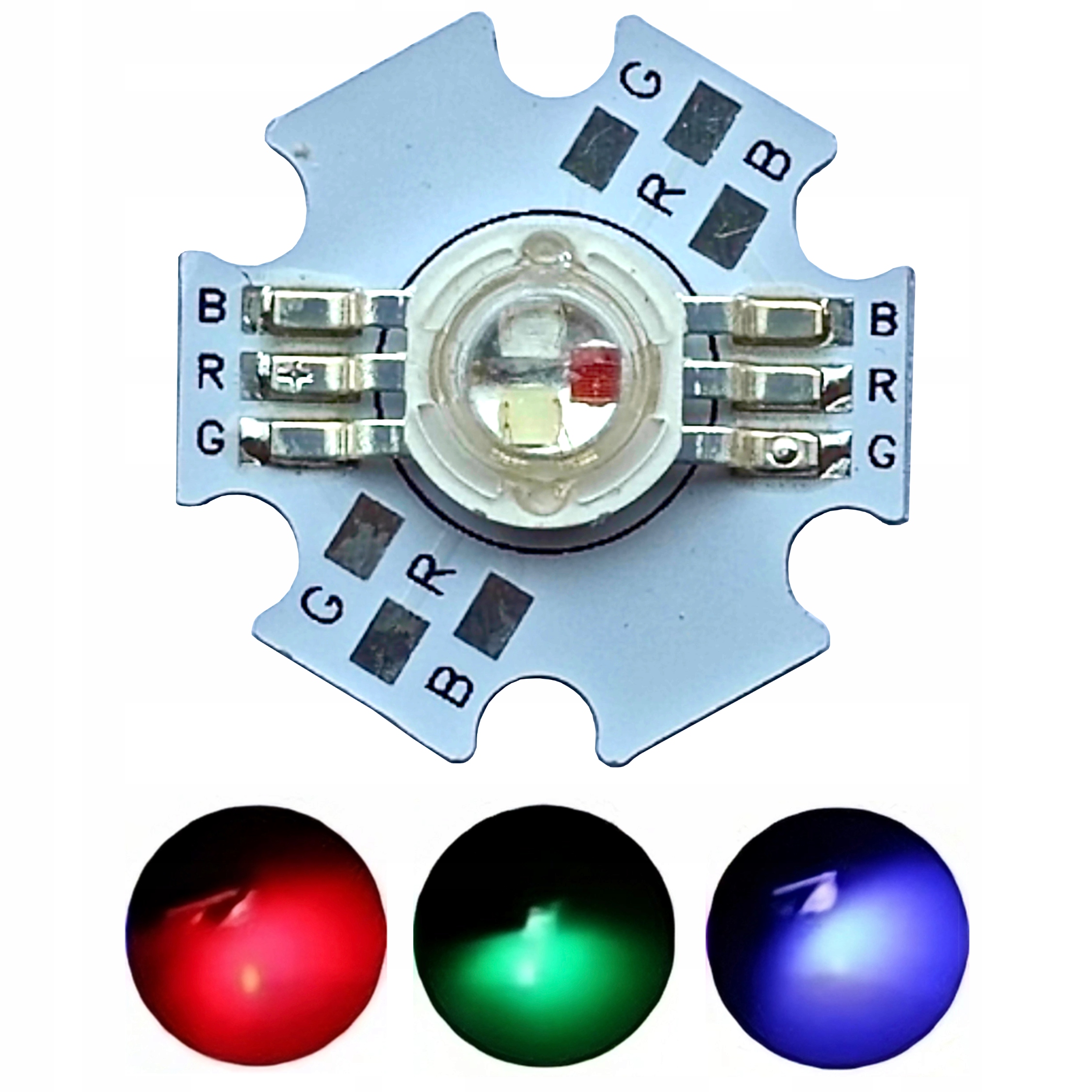 Dioda POWER LED 3W EPISTAR 4500K 45mil na PCB