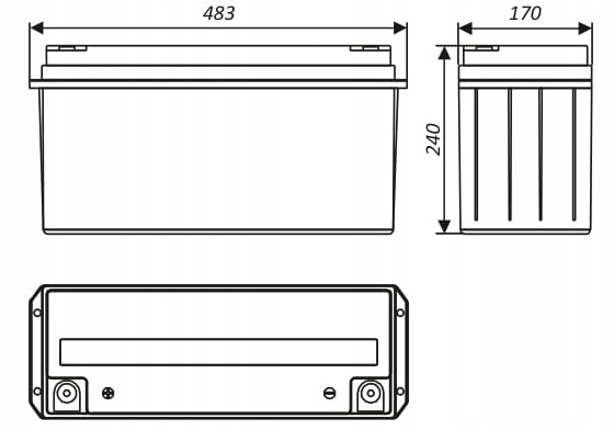 AKUMULATOR BATERIA VRLA GLP 150AH 12V GLP150-12 GLP150 ZASILANIE AWARYJNE Producent GLP