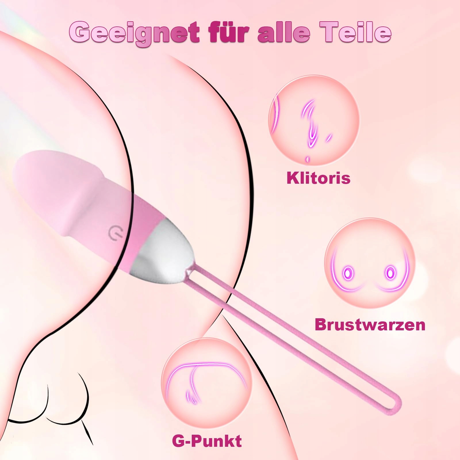 QGLUST Wibrator Deluxe Zdalnie Sterowany Dildo 10 Trybów Wibracji G Punkt — miniatura 4