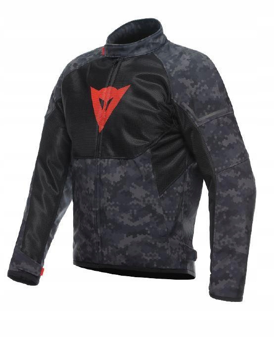 Motocyklová mikina Dainese Ignite Air Tex Camo/Červená-Fluo 56