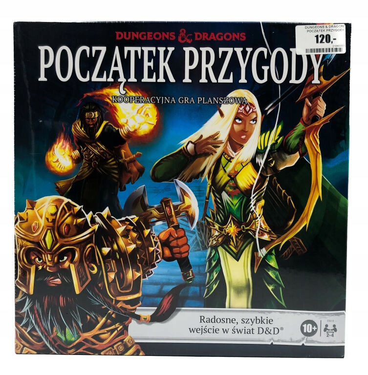 GRA PLANSZOWA DUNGEONS & DRAGONS POCZĄTEK PRZYGODY FANTASY 2-4 GRACZY Kod producenta EC-001