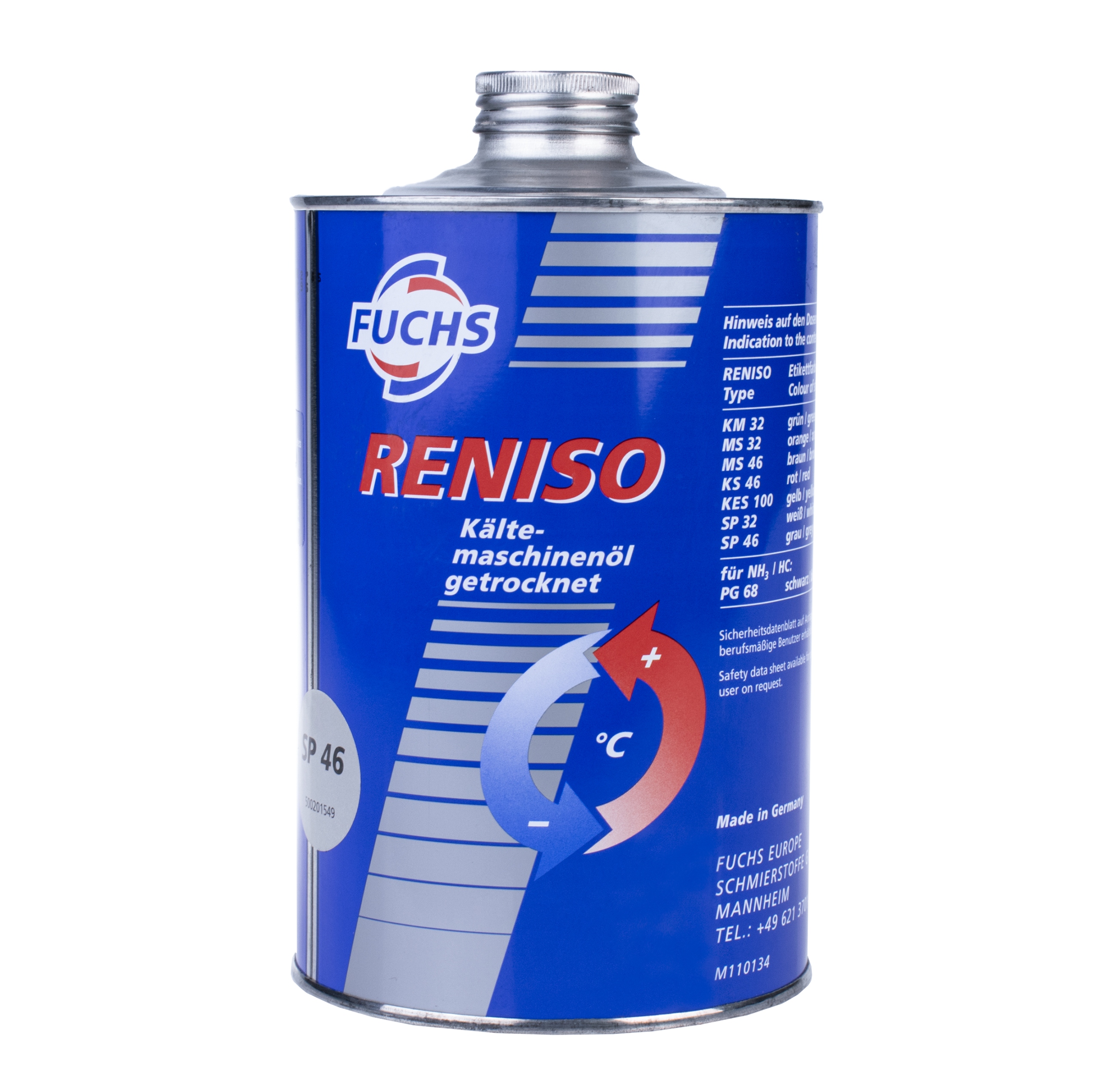 

Olej chłodniczy syntetyczny Reniso Triton SP46 1L