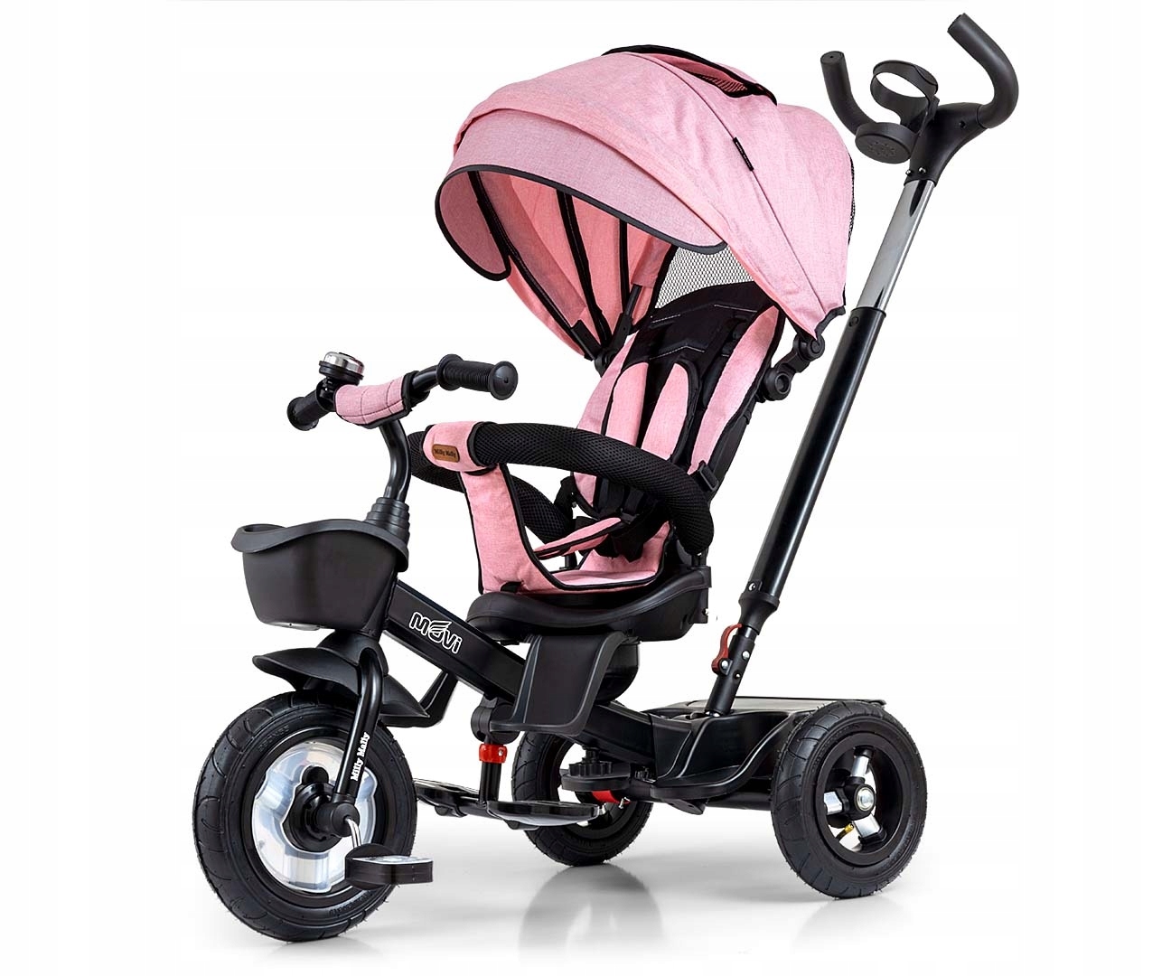 Milly Mally Rowerek Trójkołowy Movi Black-Pink
