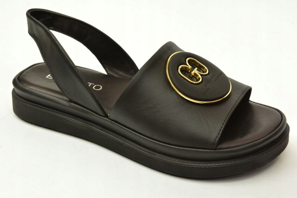 Boccato 745,21A elegantní ploché Sandály černé, velikost 40