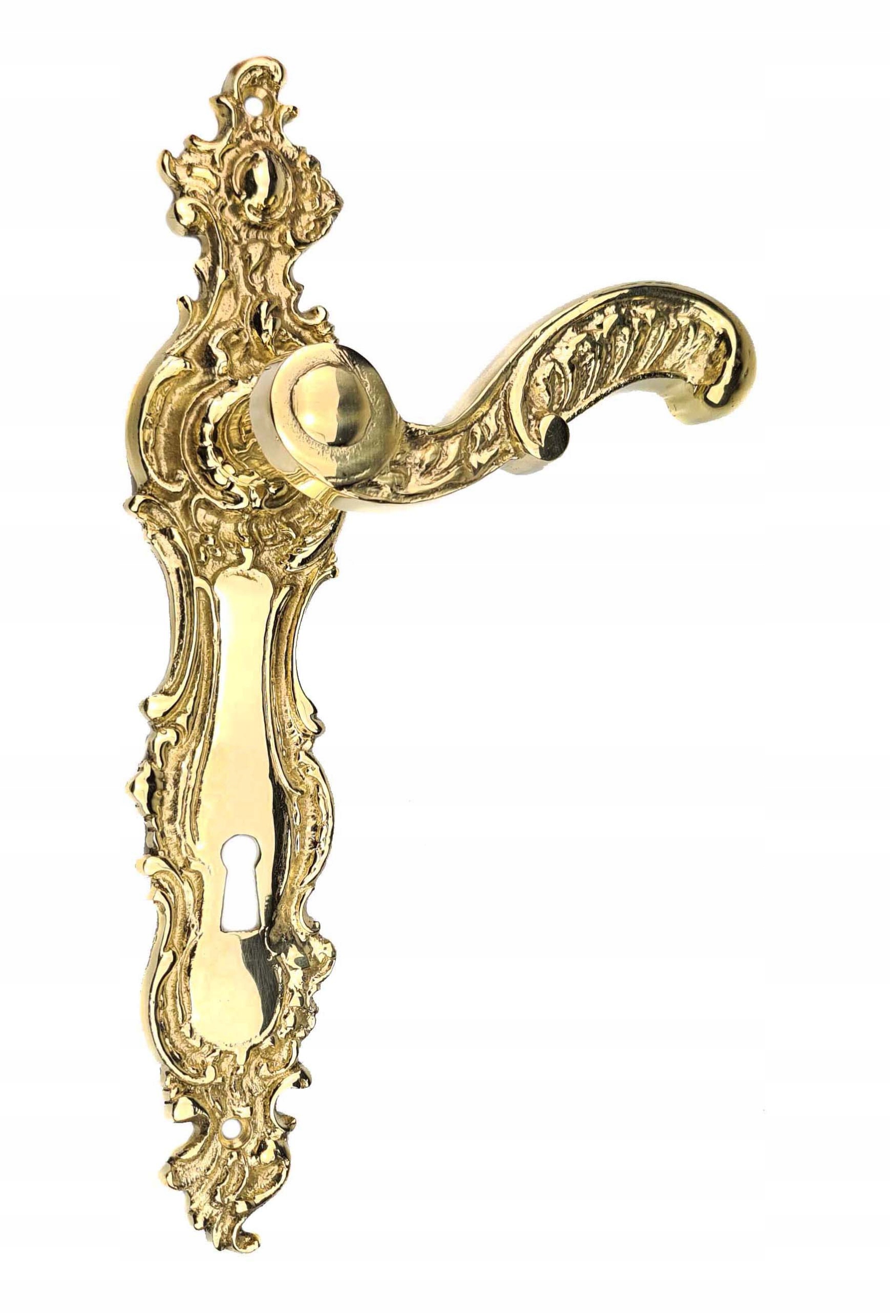 

Klamka Drzwiowa Mosiężna Ozdobna Retro 72 mm Klucz