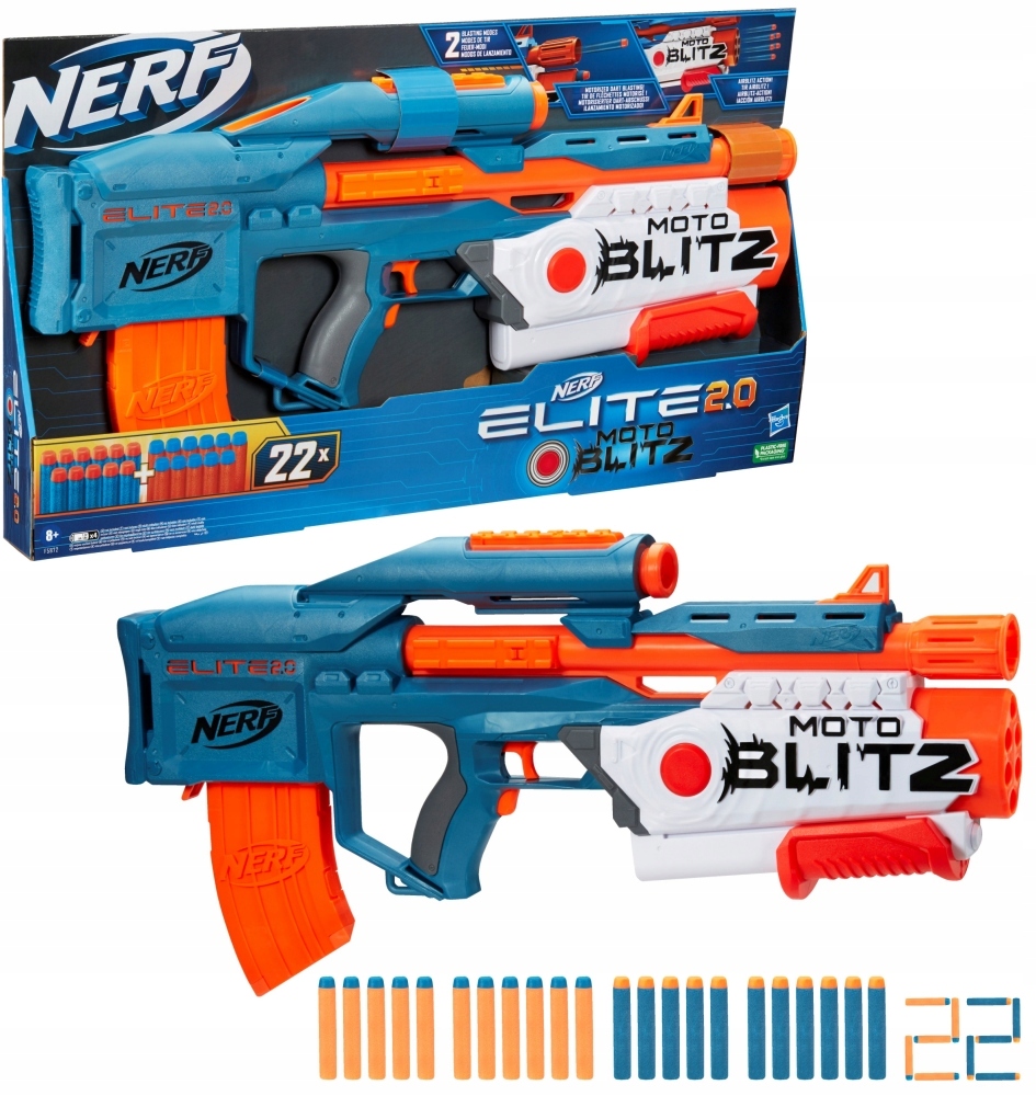 

Nerf Elite 2.0 Wyrzutnia Motoblitz CS-10 F5872