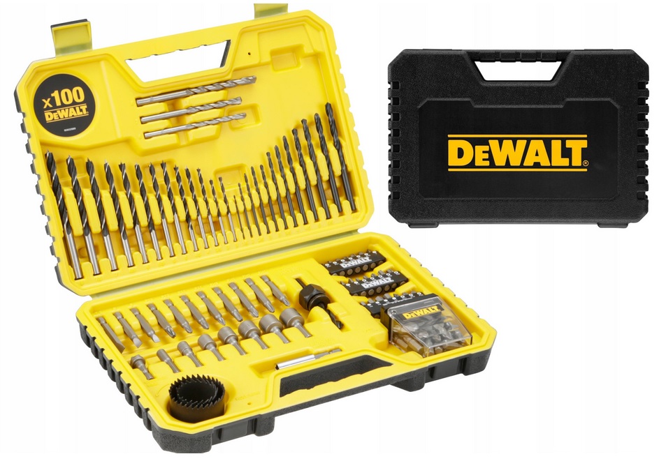 

DeWALT DT71563 Zestaw Osprętu Wiertła Bity 100 Szt