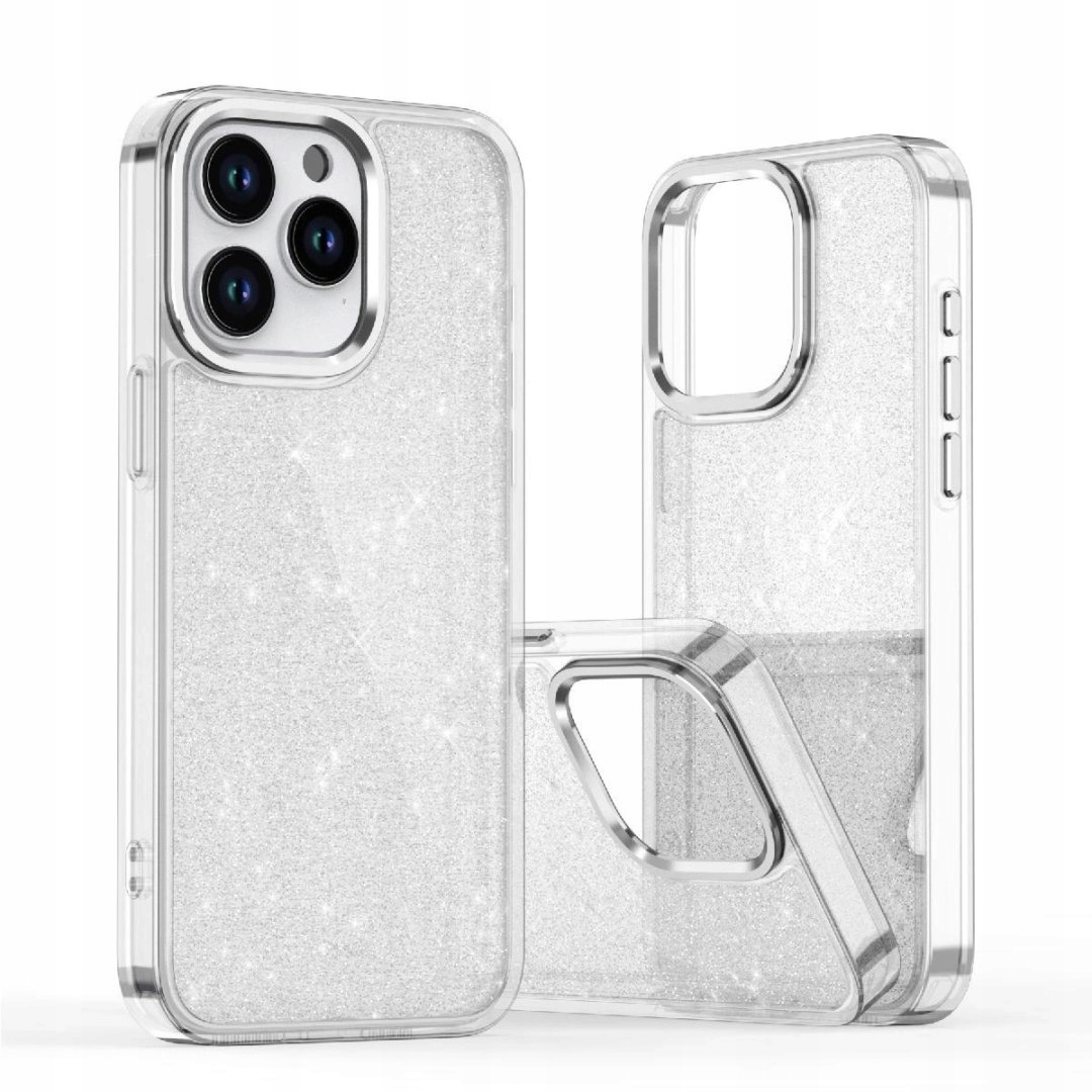 Etui brokatowe na Samsung Galaxy S25 Edge Glitter Case przezroczyste