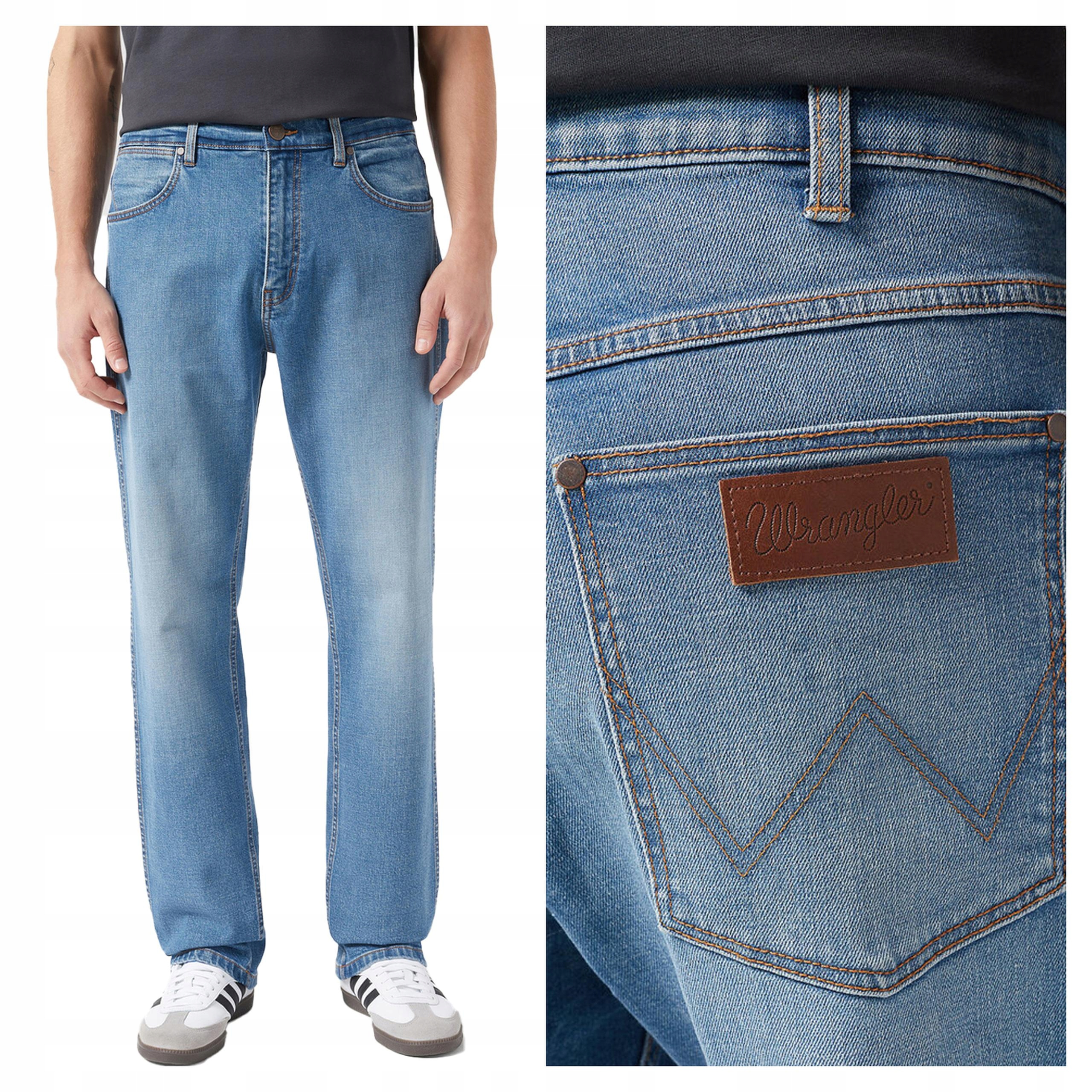 Wrangler Frontier W34 L34 Pánské džínové kalhoty džíny Proste