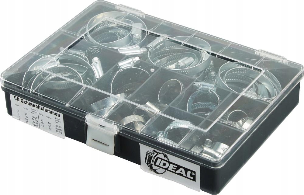 Sada hadicových pásov W1 12 mm, zoradené podľa farieb IDEAL-Schlemper