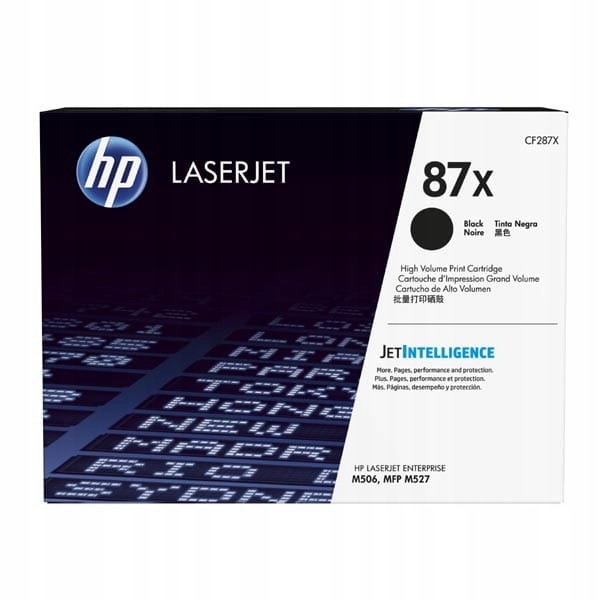 Toner Hp CF287X 87X M506 M527 černý originální