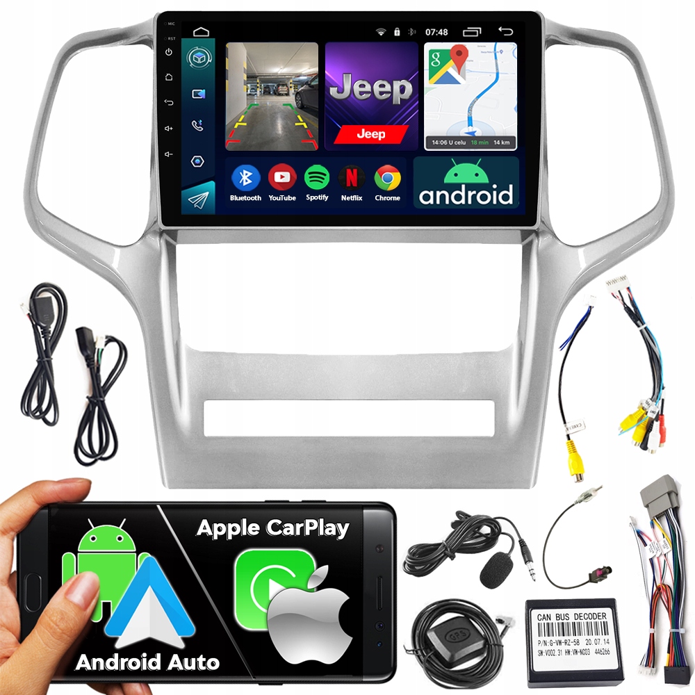 Autorádio 2DIN Ncs RS-305 Jeep Grand Cherokee 2010-2013 Android