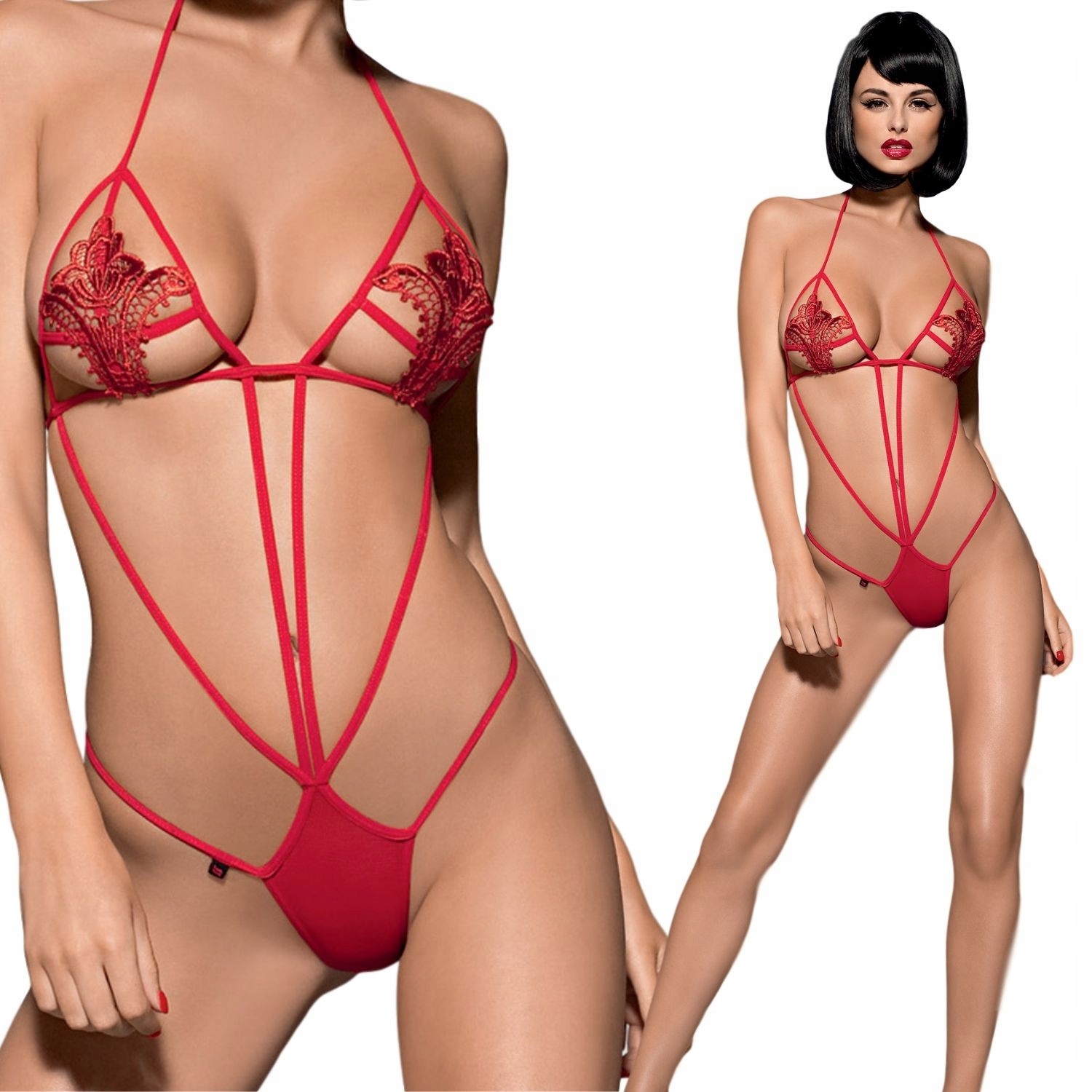 

Luiza body czerwone S/m