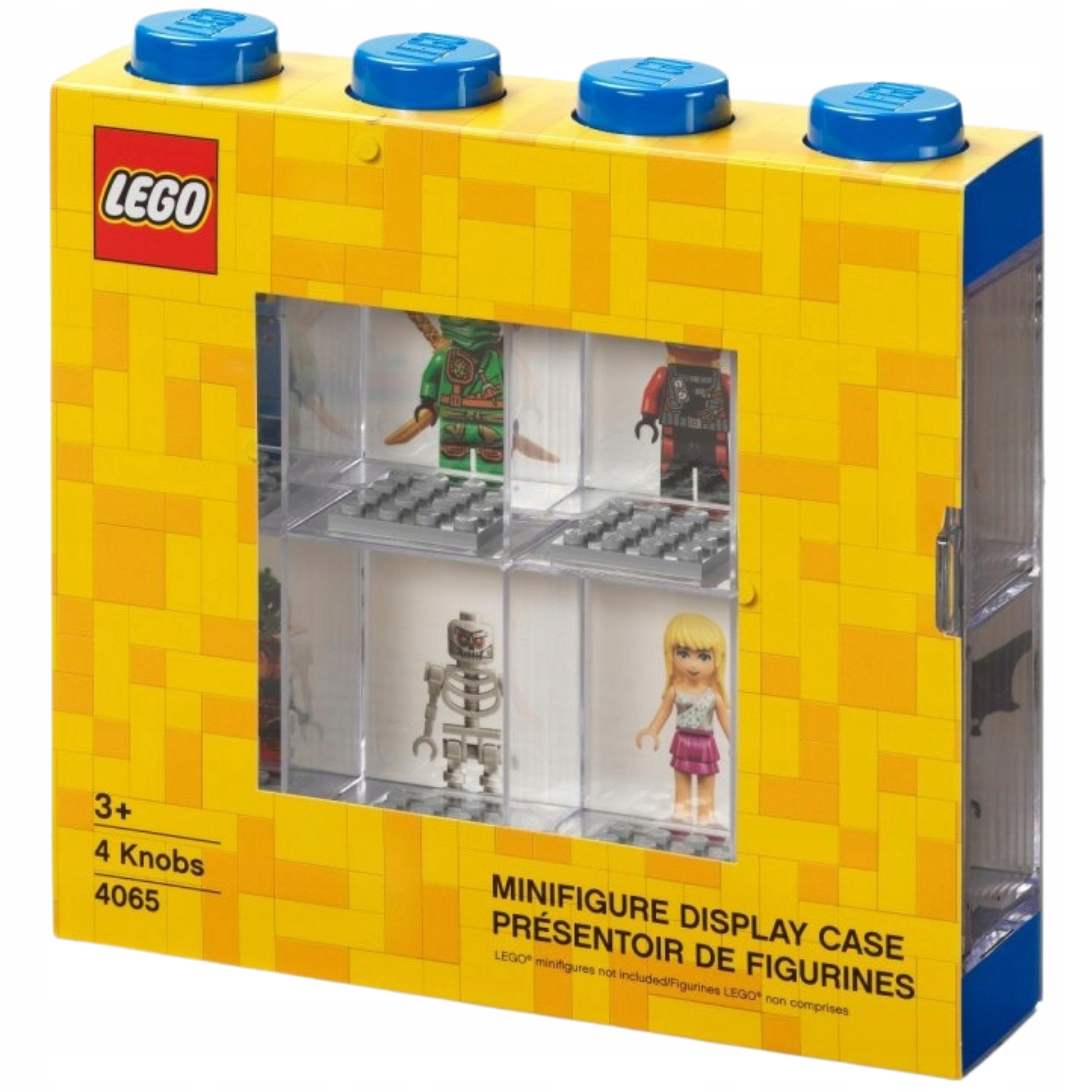 Lego Vitrína pro 8 minifigurek Lego (Modrá)